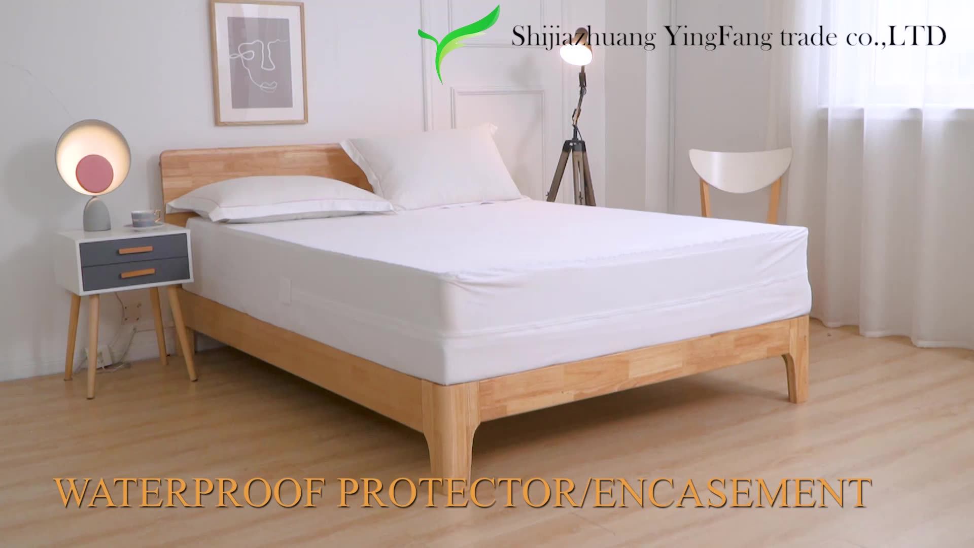 Waterproof Mattress Encasement In Mattress Cover/ With Zipper Bed Bugs