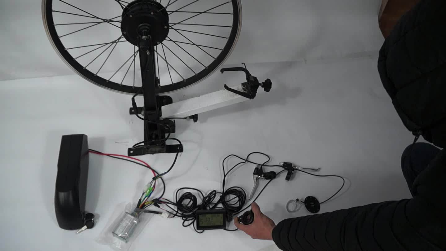 Quick Release Waterproof Cable Ebike Kits 36v 250w Electric Bike