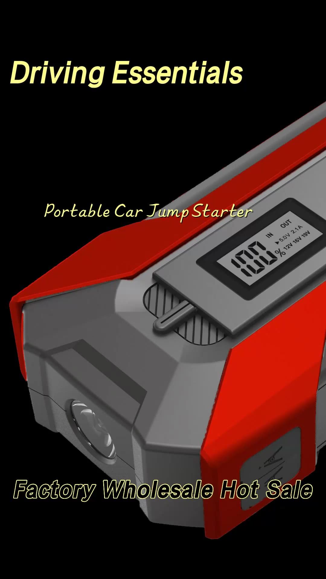 37000mwh Portable 12v Car Jump Starter High Power 2000a Peak Jump Starter Car Lithium Battery