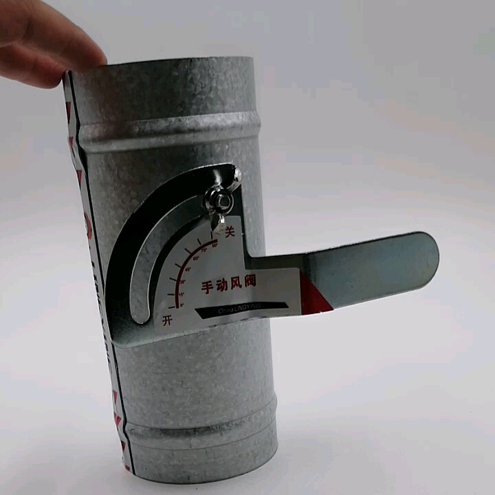 Hvac Manual Air Control Volume Damper Air Duct Vent Handle Damper Valve