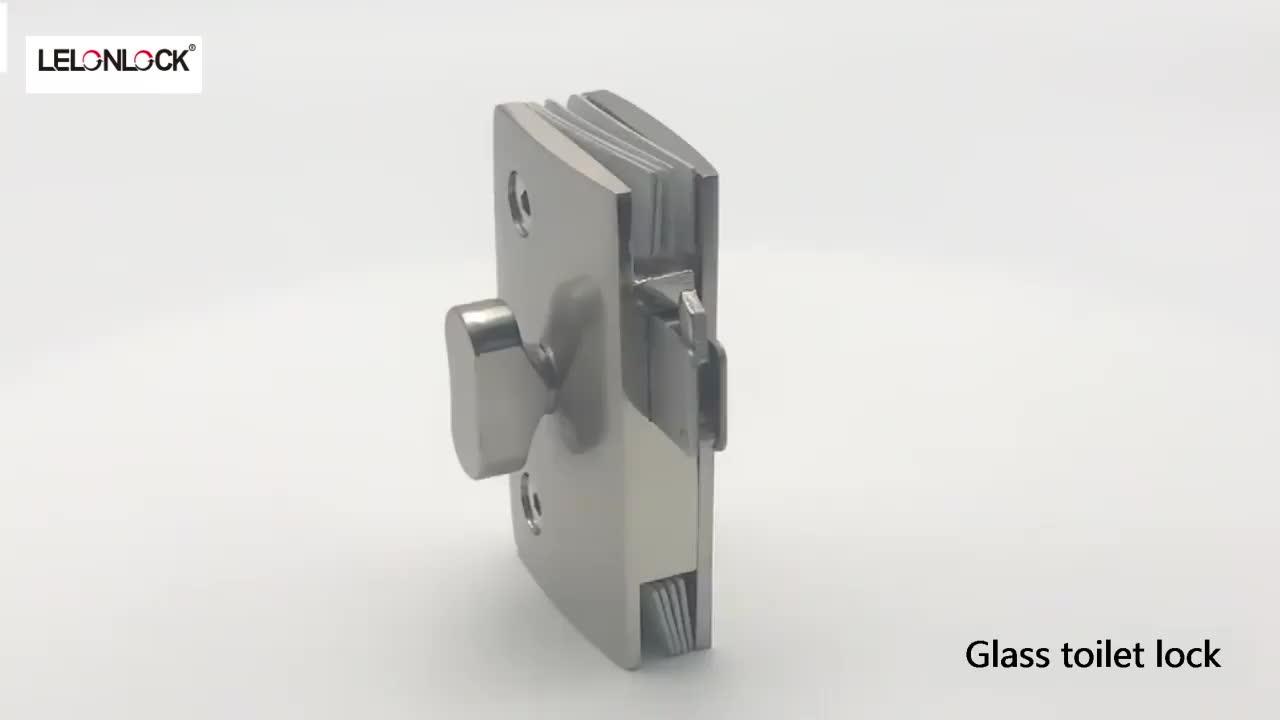 China Wholesale Shower Door Accessories Frameless Glass Door Lock For