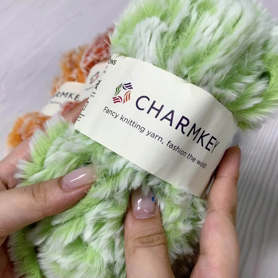 Superior Quality Soft And Fuzzy Eyelash Fancy Knitting Yarn Wholesale