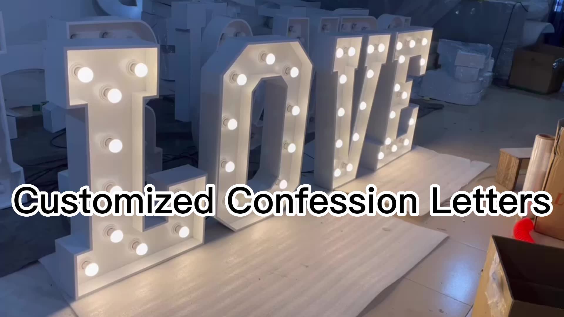 2024 Big Letter Rgb Signs Marquee Large Led Numbers Tall 4ft Marquee