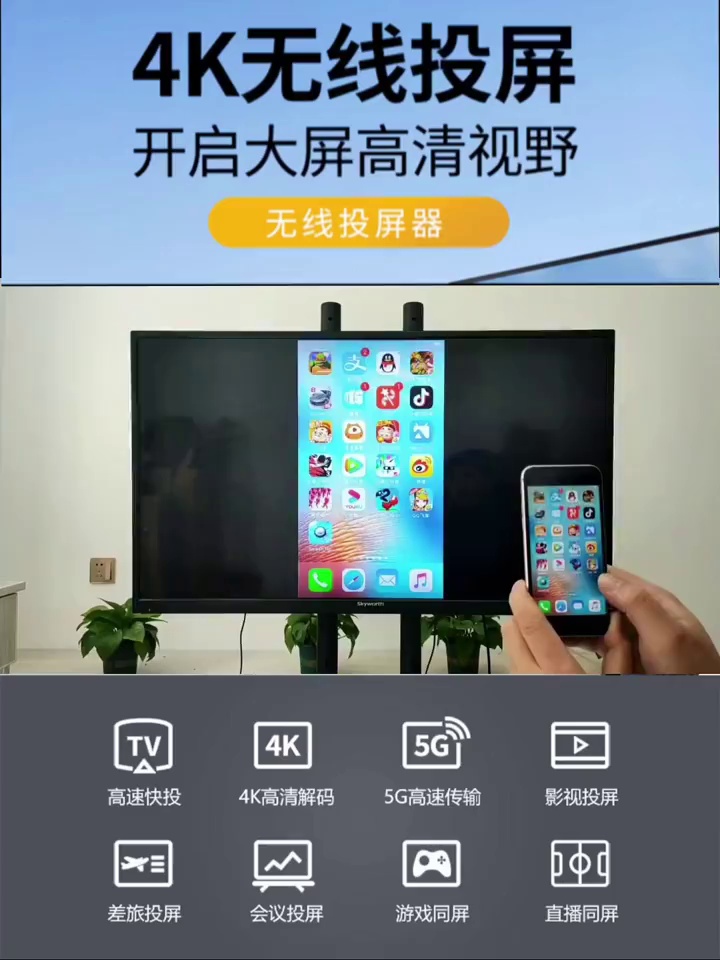 2025无线投屏器真能够够一机通吃电视/显示器/投影仪？我信了。