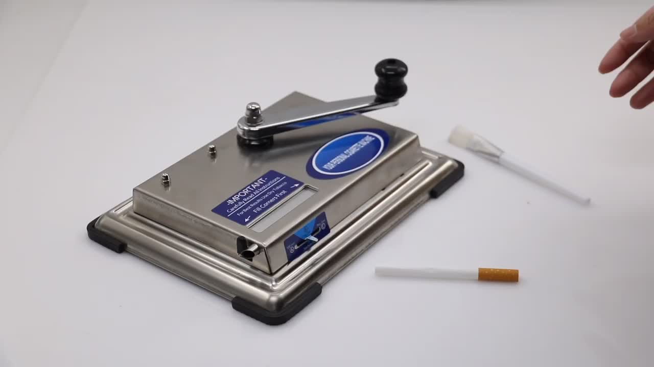 Wholesale Supply Home Stainless Steel Metal Commercial Manual Cigarette