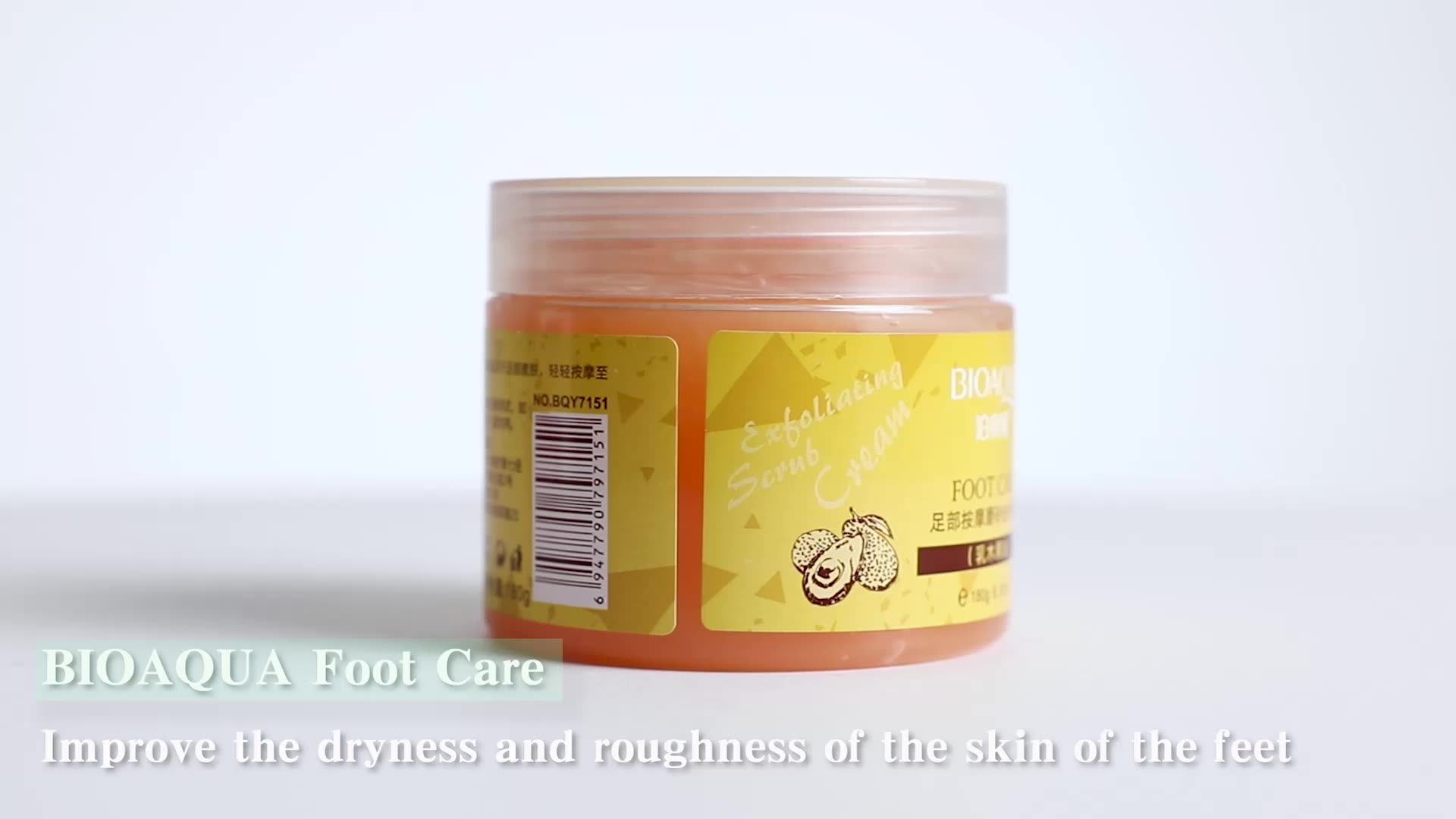 Bioaqua Shea Butter Exfoliating Foot Cream Moisturizing Body Scrub Feet