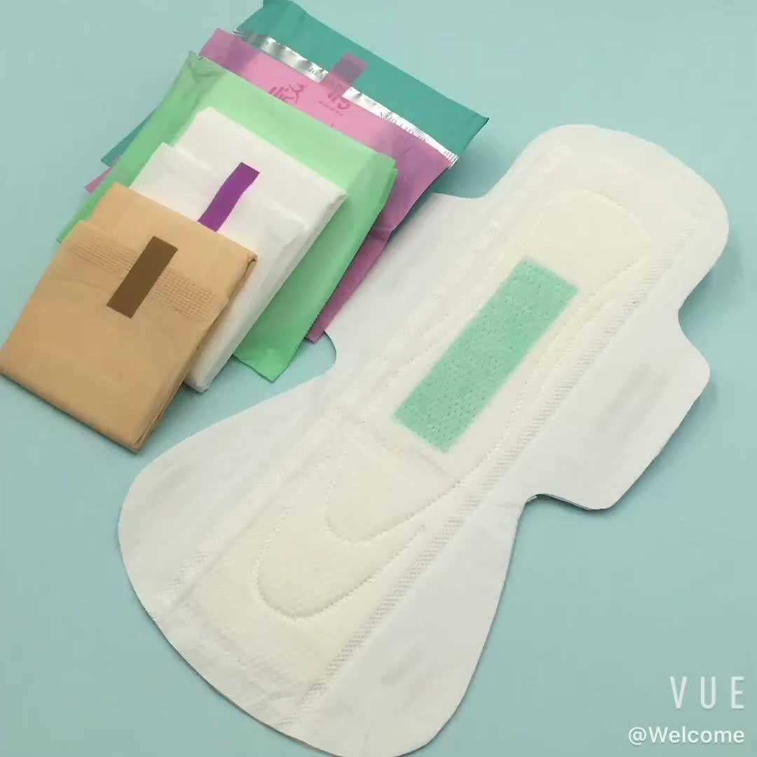 Cold Mint Herbal Sanitary Pad Sanitary Napkins In Bulk Private Label