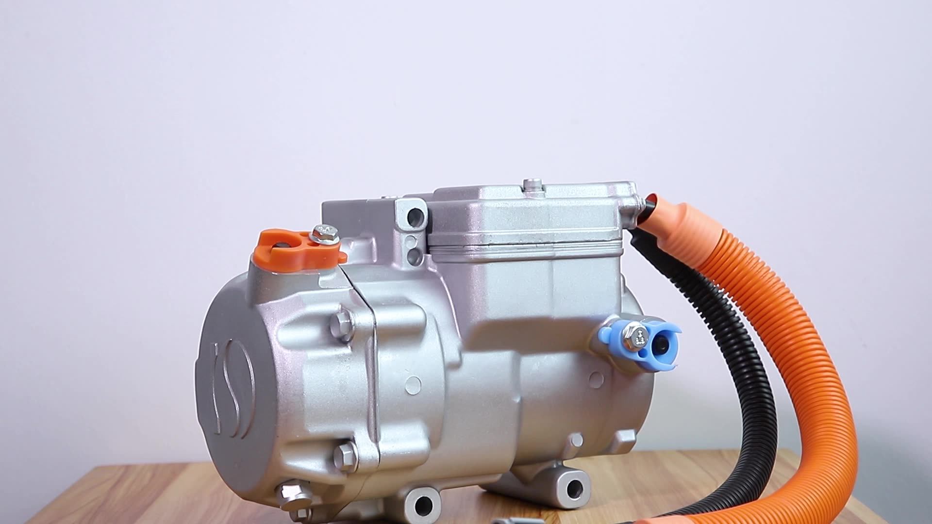 18cc R134a Dc Air Conditioner Ac A/c Electric Compressor For Electric