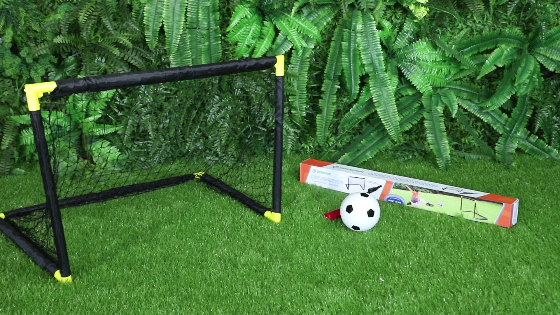 Best Selling Plastic Goal Quick Folding Soccer Goal Portable Football