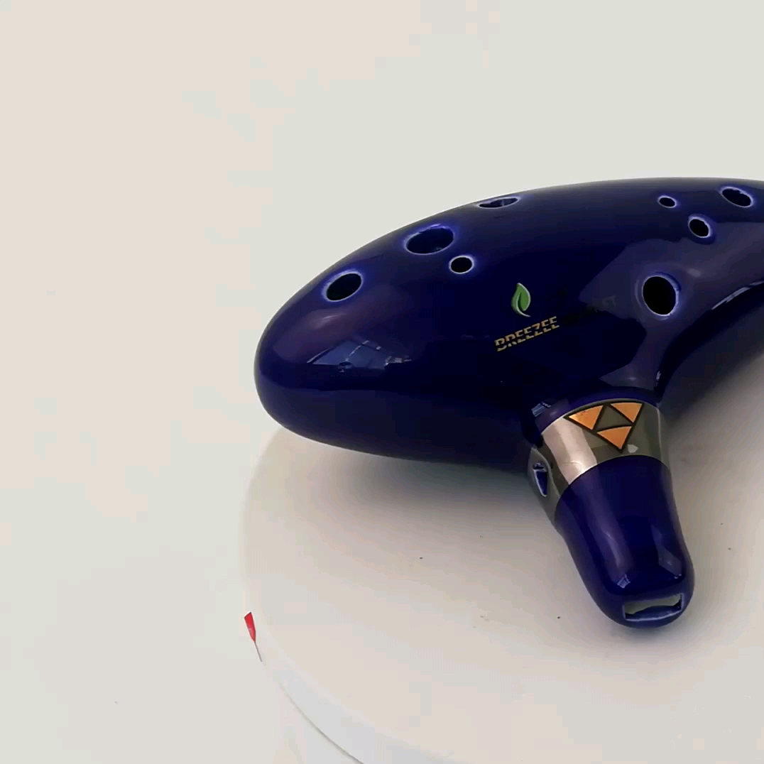 2018 New Musical Instrument 12 Holes Zelda Ceramic Ocarina For Sale