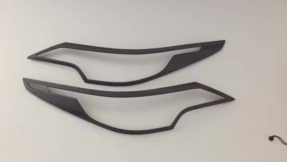 Headlight Trims Carbon Headlamp Cover For Fortuner 2017 Carbon Front