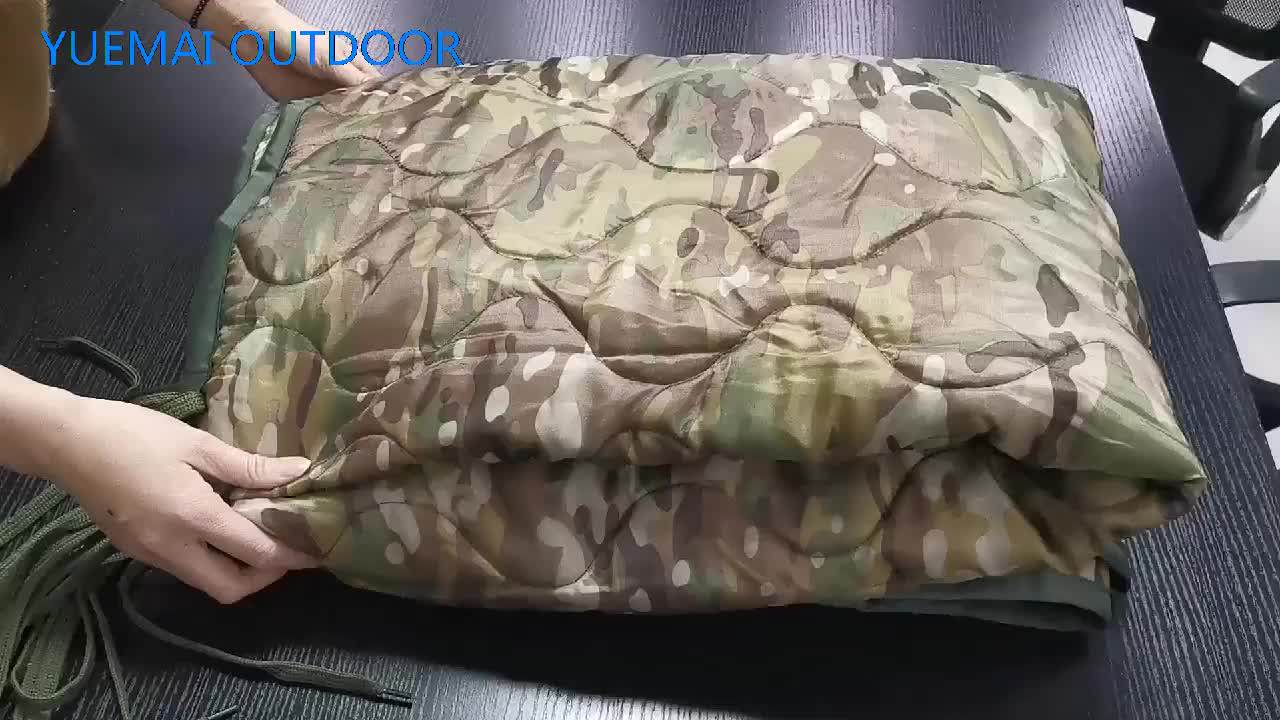Extreme Warm Military Tactical Survival Blanket Double Side Camo Usmc