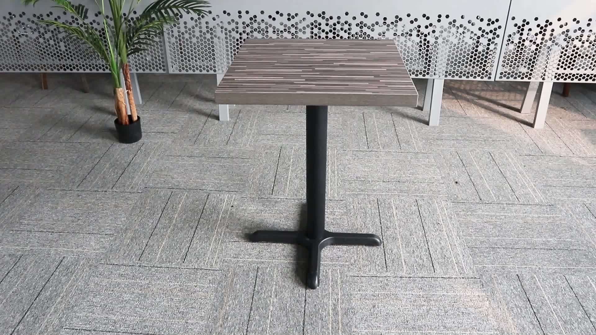 Restaurant Melamine Table Top With Black Tmolded Edges Buy Melamine