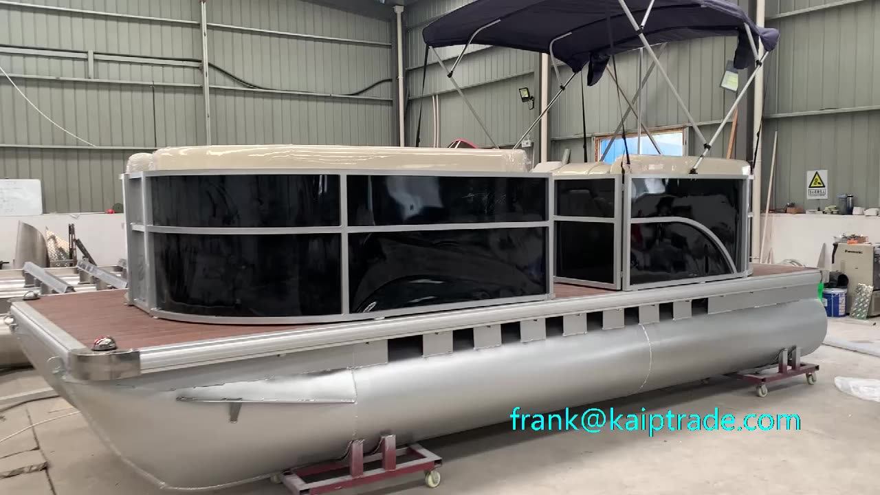 18ft Twin Hull Aluminum Tour Zodiac Boat China Aluminum House Tour Boat