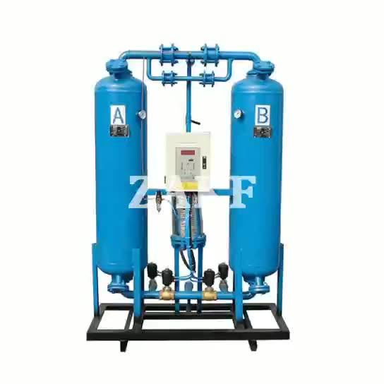 20 To 40 Degree 7m3/min Heatless Adsorption Air Dryer Yx50 Heated