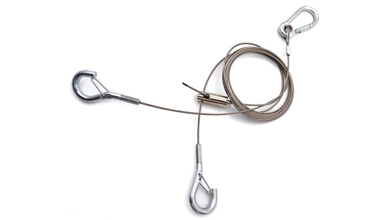 Stainless Steel Wire Ceiling Suspension Cable Gripper Lights Hanging