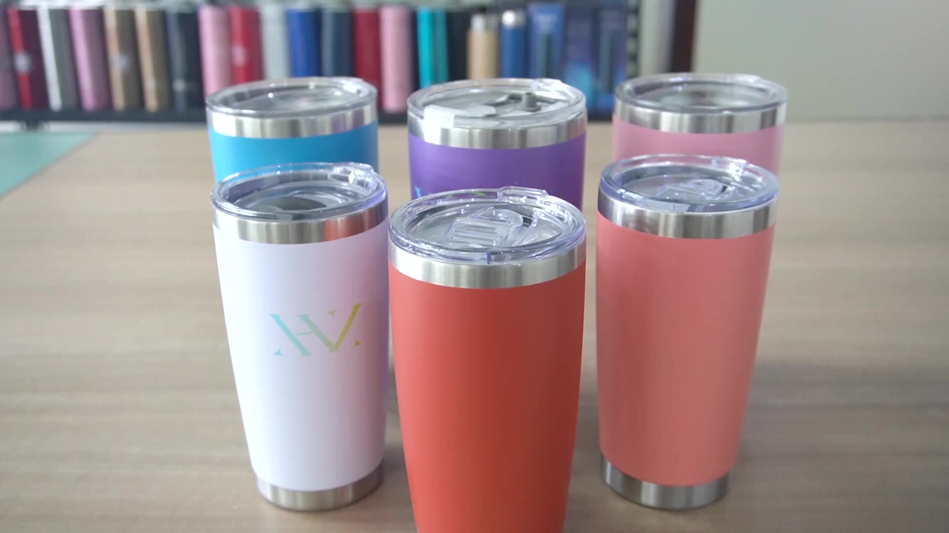 Wholesale Custom Logo Stainless Steel Tumblers 20oz For Laser Engraving