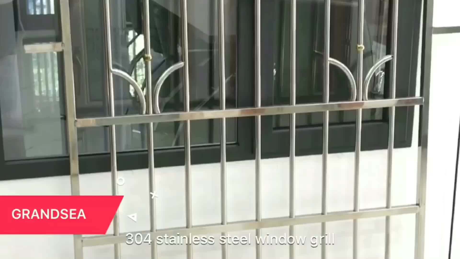 304 Stainless Material Window Security Using Sliding Window Bar For