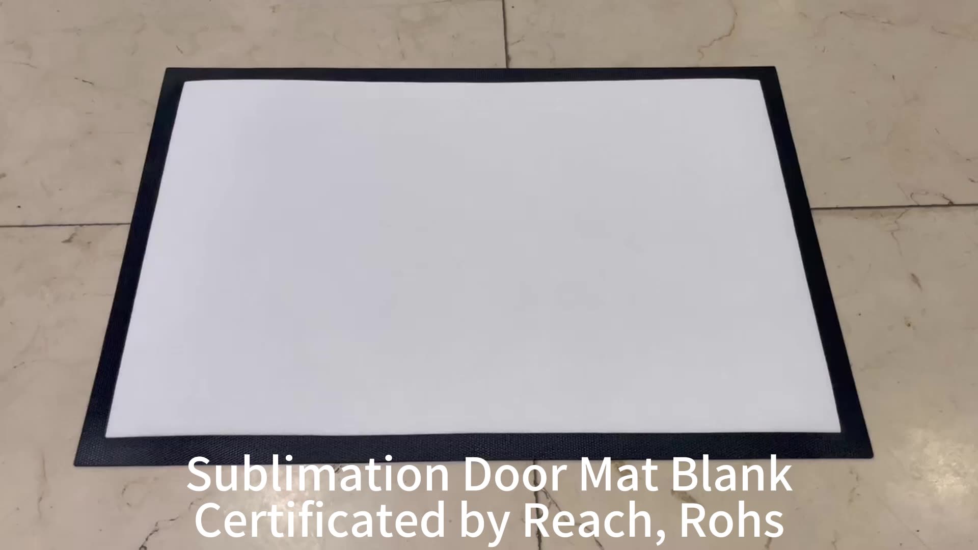 Sublimation Doormat Polyester Fabric Nitrile Rubber Backing Sublimation