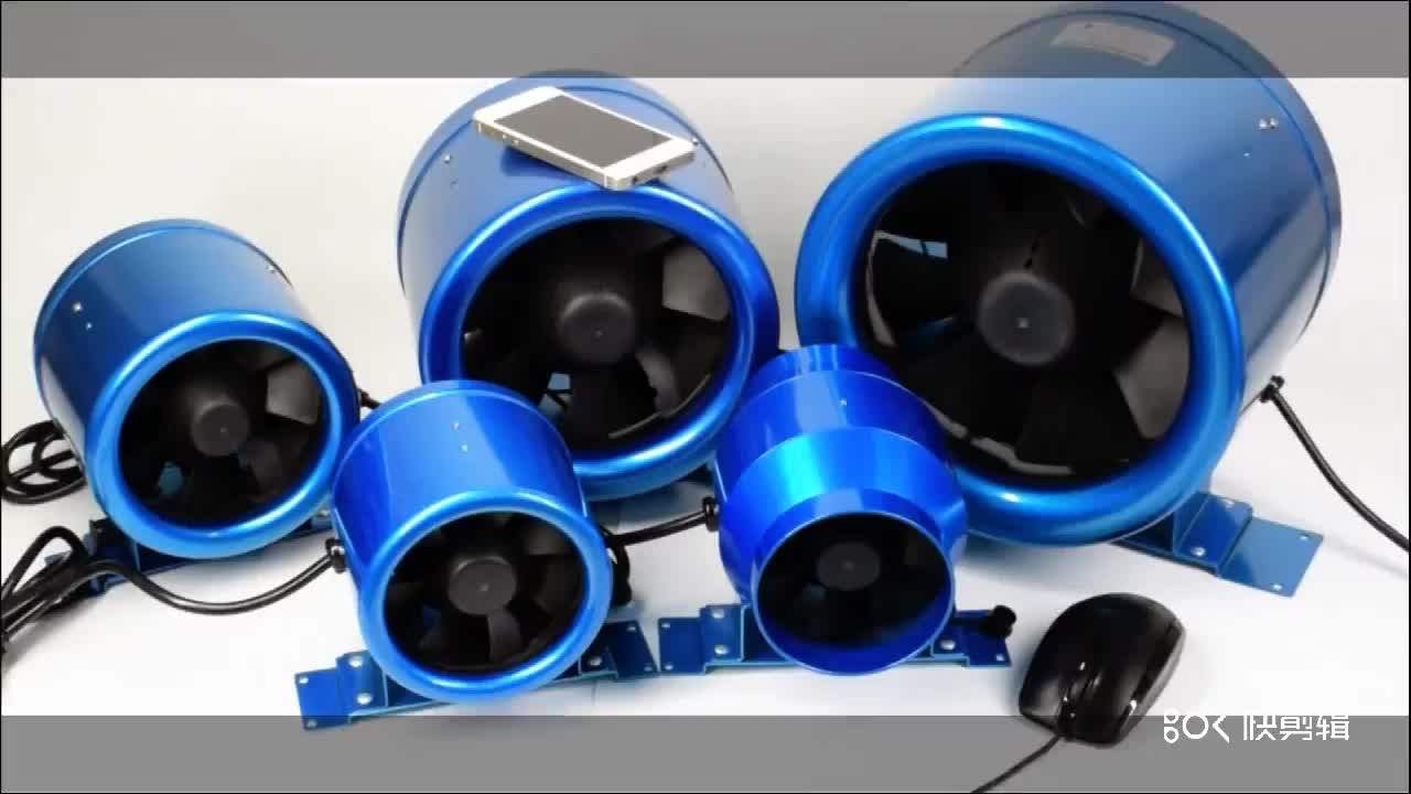 Ec Fan Series 110v 30w 150mm Greenhouse Ventilation Inline Duct Fan