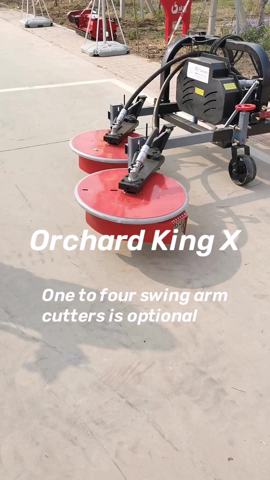 Solodoublemulti Swing Arm Orchard Vineyard Flail Mower Around Under