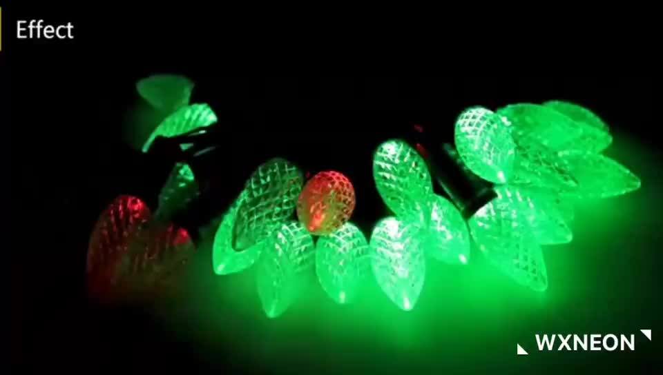 C9 Programmable Ws2811 8mm Rgb Dc12v Led Pixel String Christmas Lights Buy C9 Pixel Lights,Rgb