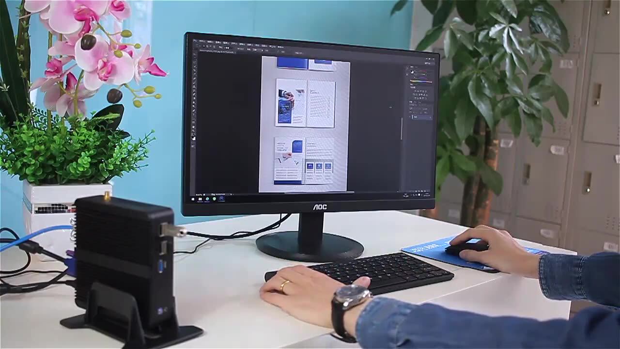 Мини-ПК BEBEPC X30-5USB Intel Celeron N2830 8 ГБ 120 ГБ