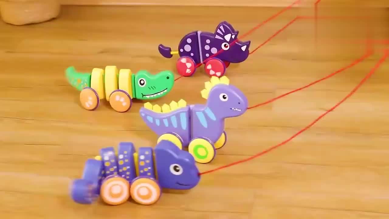 Toddler Cute Animals Baby Drag Game Car Pull String Toy Buy Pull