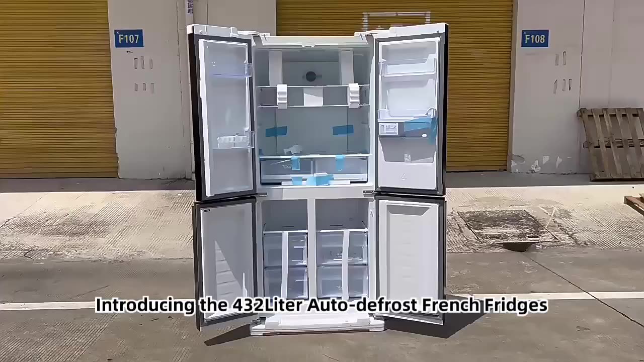 432liter Autodefrost French Fridges Sidebyside Refrigerator And Freezers Home Commercial