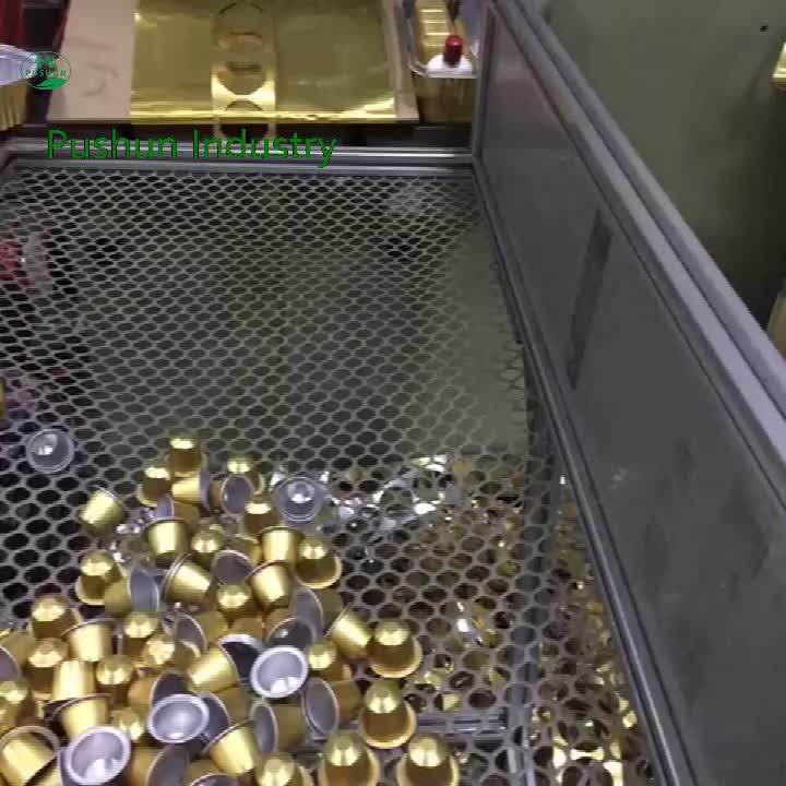 China Manufacturer Empty Aluminium Foil Coffee Capsule With Lid