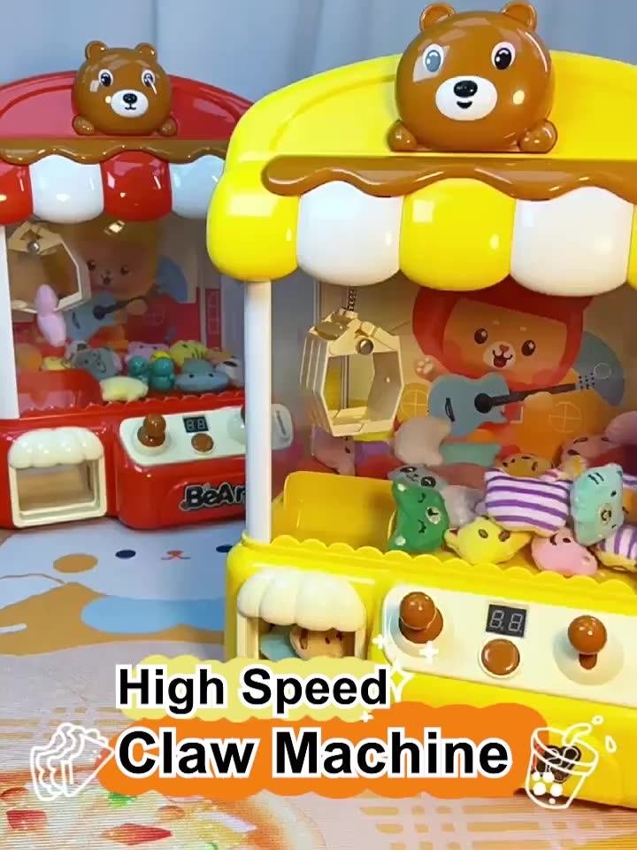 Indoor Electronic Coin Operated Play Games Doll Catching Machine Mini