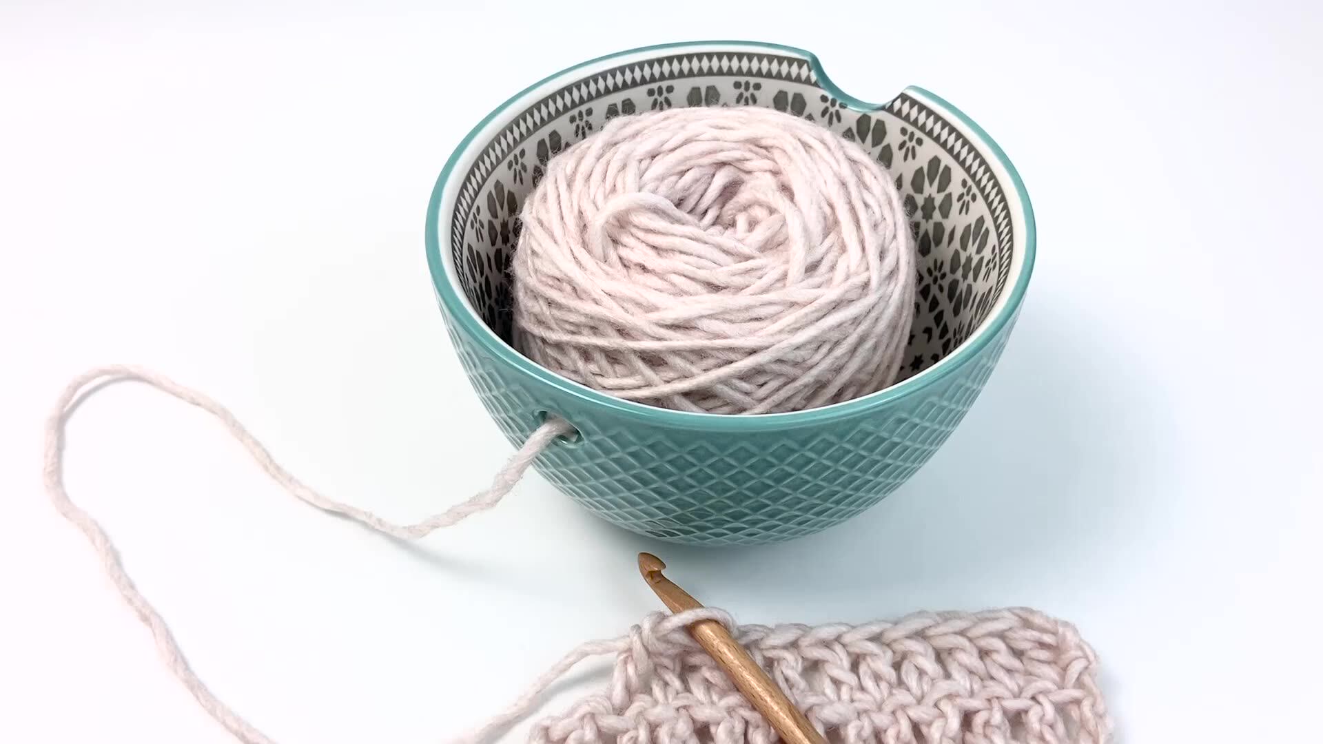 Ceramic Yarn Bowl Storage Bowl Knitting And Crochet Accessories Durable