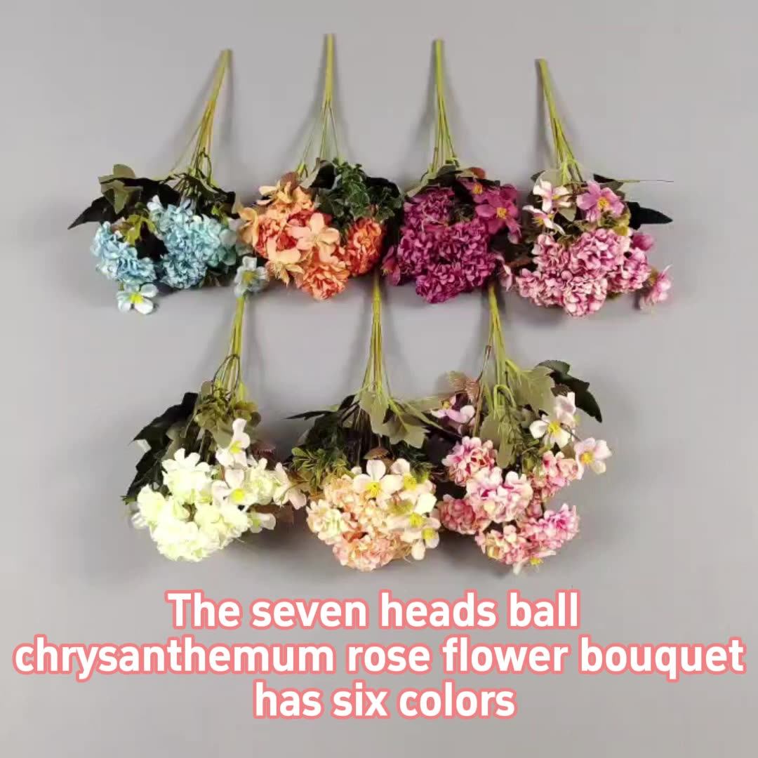 Wholesale Artificial Silk Flowers Decorative Wedding Bouquets