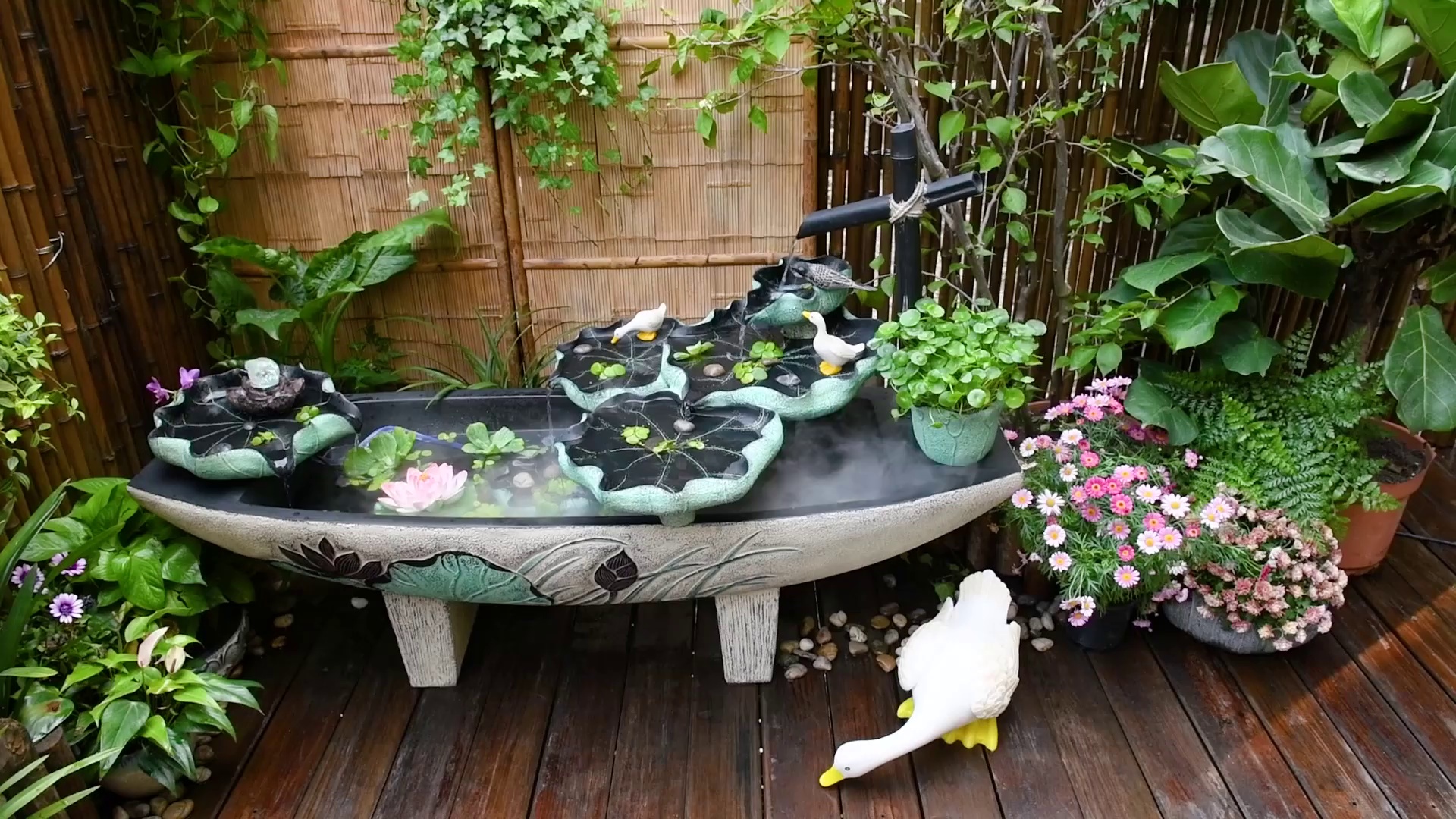 庭院流水摆件该样用才显高级✨