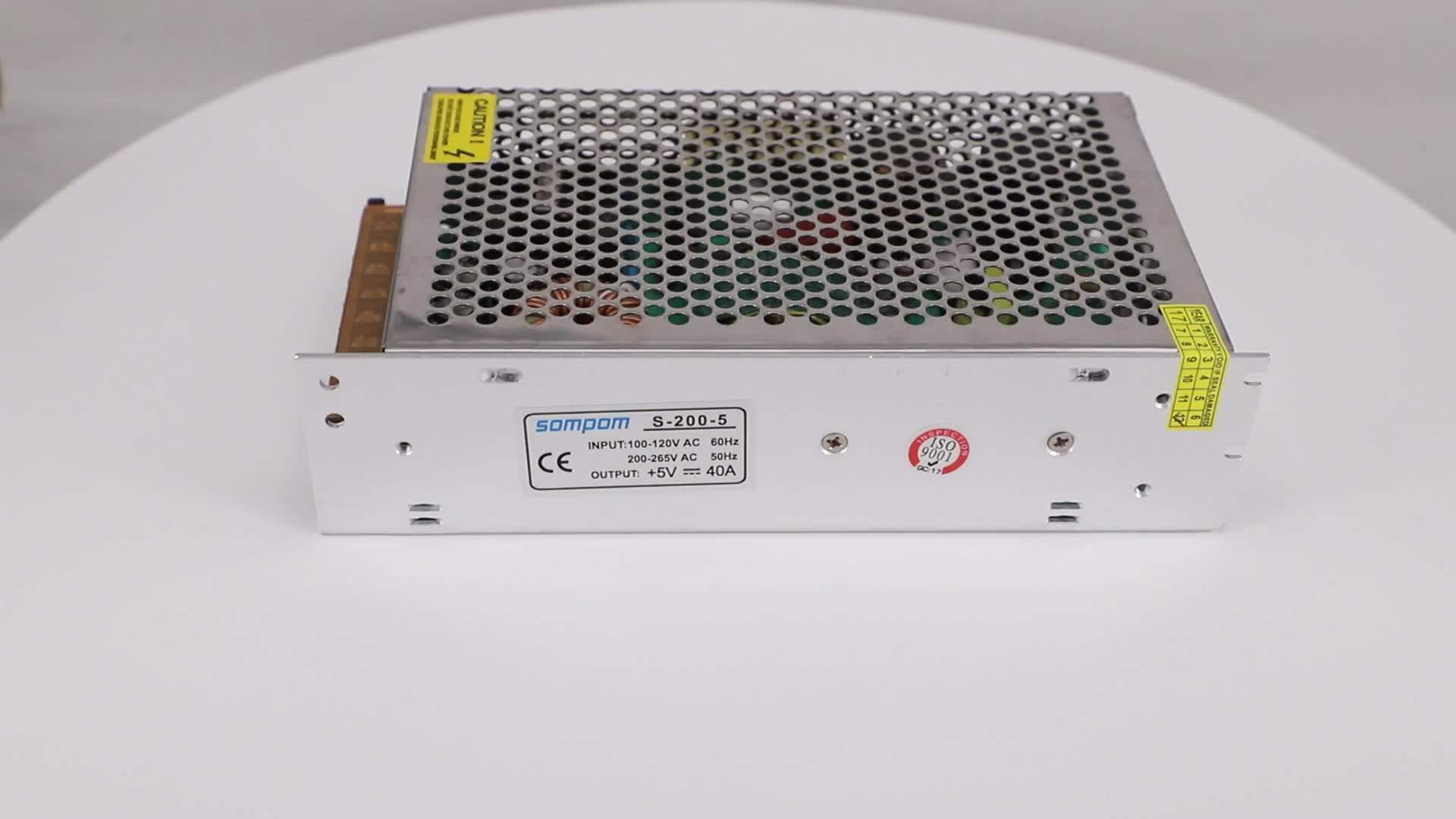 Hot Selling in Korea 5A ac to dc 280v 5a switching power supplies 200w