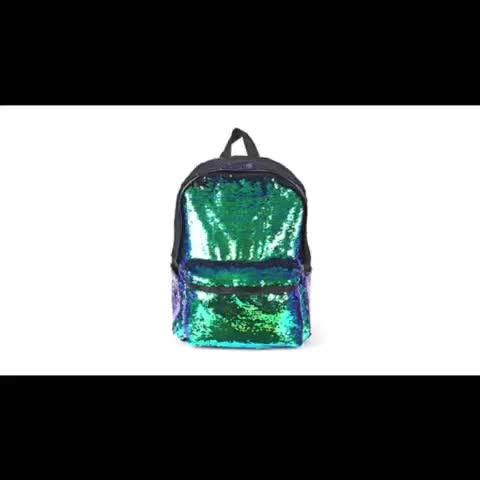 sequin flippy backpack