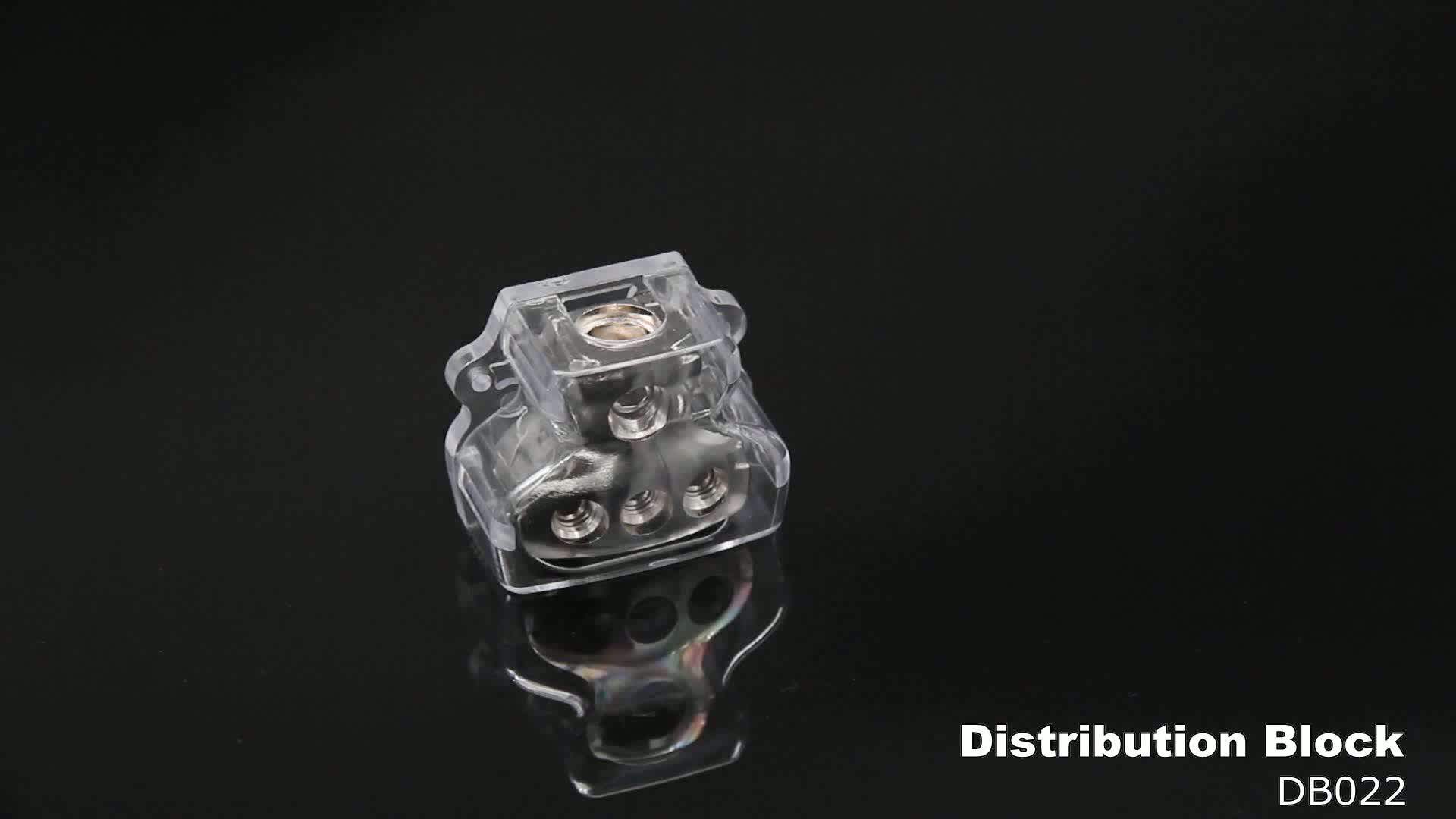 Car Audio Main Distribution Frame Terminal Zinc Alloy 1x0ga In 3x4ga