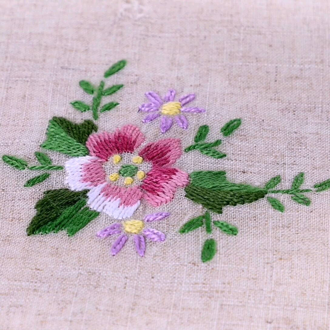 Hand Embroidery Designs Cotton Or Linen Table Cloth Lace Hemstitch