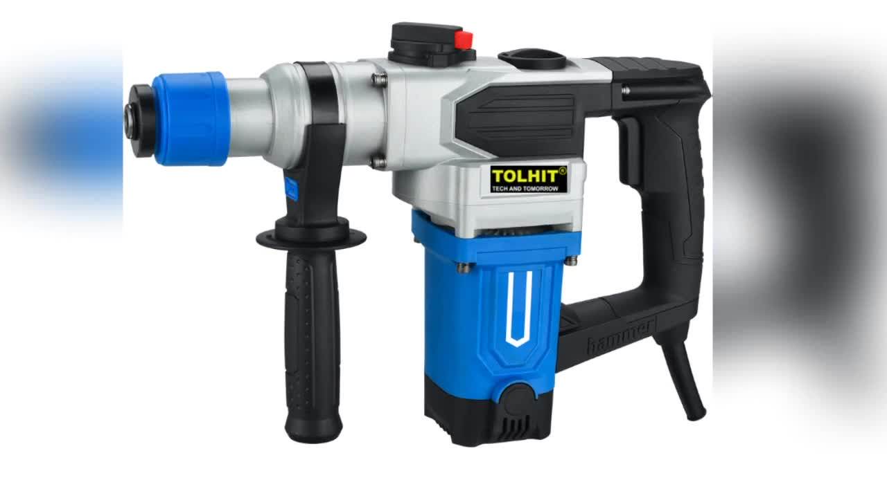 TOLHIT 28mm 1000W Concrete Core Drilling Rotary Hammer Machine Electric