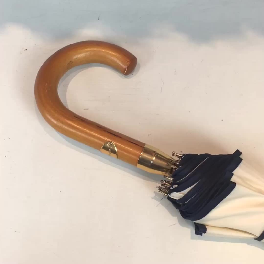 Waterproof Umbrella Fabric Hook Wood Handle Umbrella Buy Waterproof