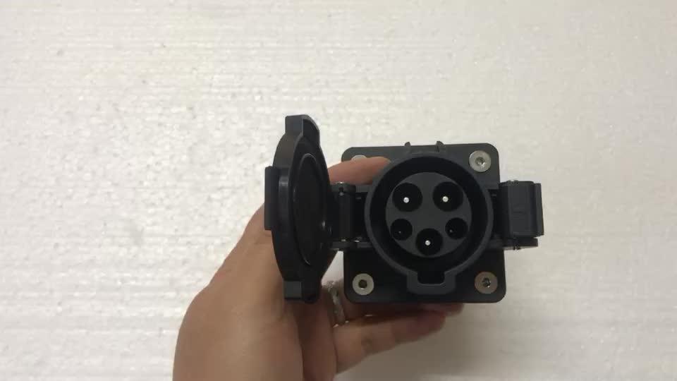 32a Multiple Socket Original Sae J1772 Ac Inlet 120v/240v Ac Electric