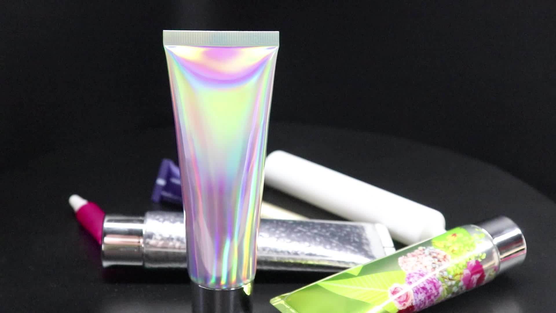 5ml Cosmetic Lip Gloss Empty Refillable Tubes Plastic Clear Lip Balm