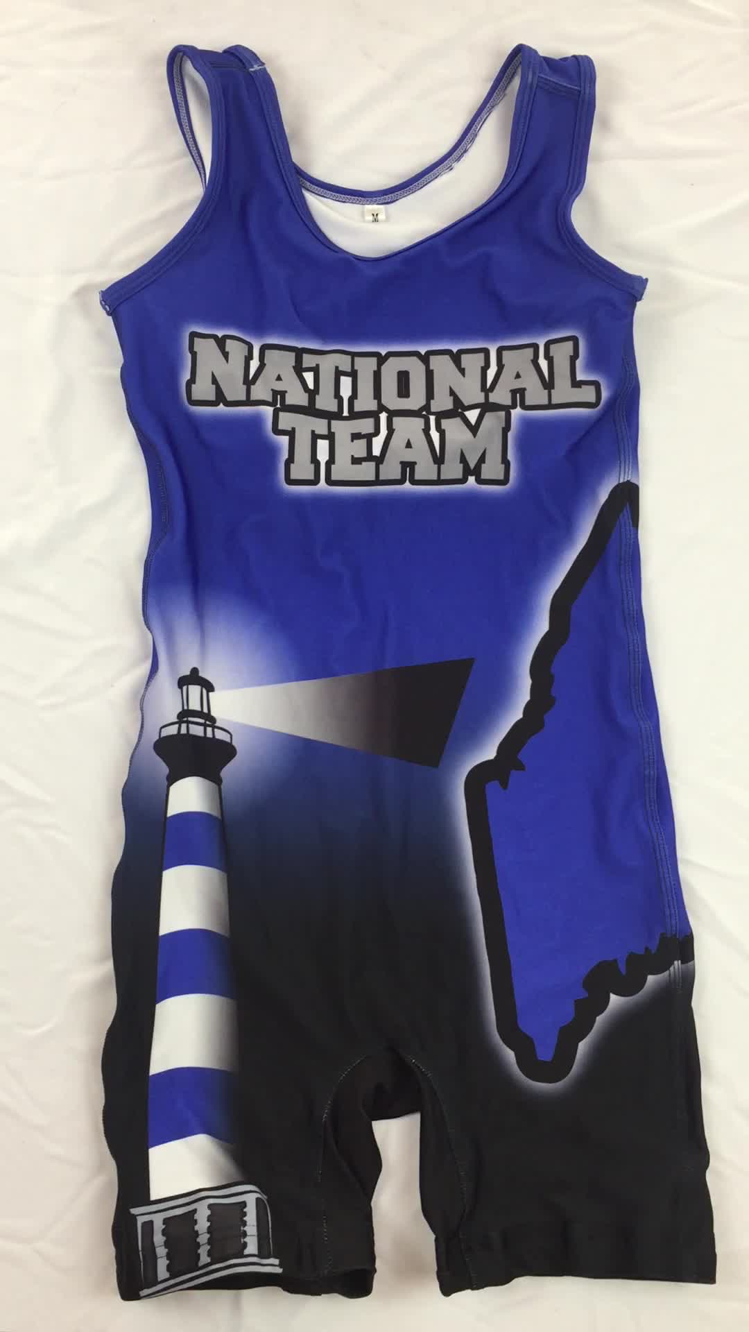 Wholesale Custom High Quality Wrestling Singlet Gear For Men And Women