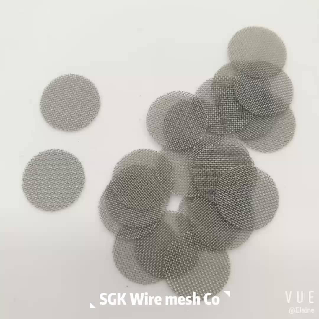 Stainless Steel Small Round Smoking Pipe Screens Tobacco Filter Wire Mesh Buy Smoking Pipe