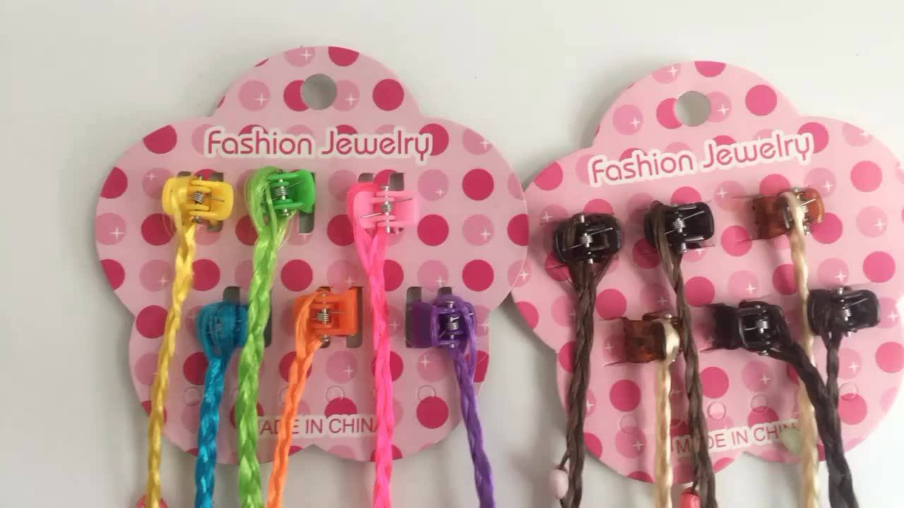 Fashion Cheap Children Braided Hair Extensions With Small Decorations In Multicolors Buy
