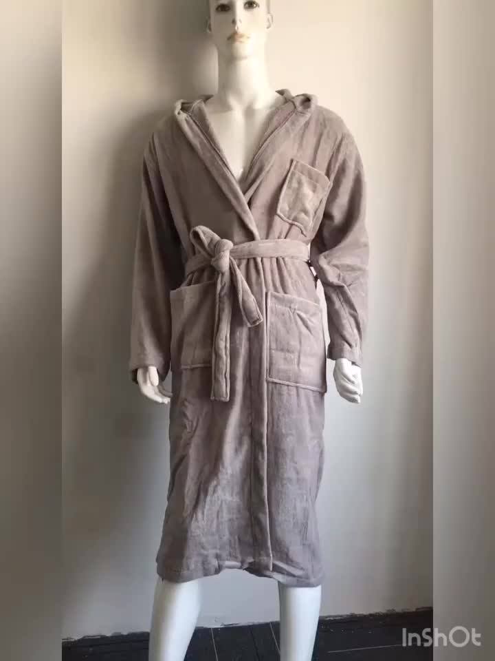 Wholesale Cheap Terry Cloth Sauna Spa Robe Beauty Hair Salon Robe For