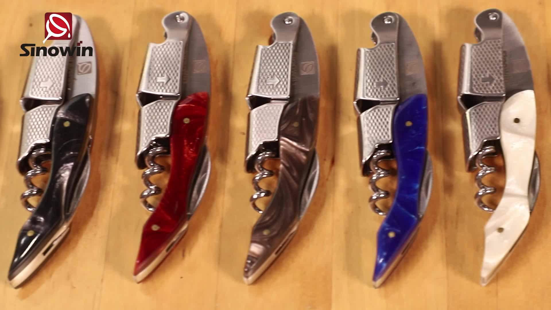 Wine Bottle Openers Easily Use Custom Wooden Handle Corkscrew Wine
