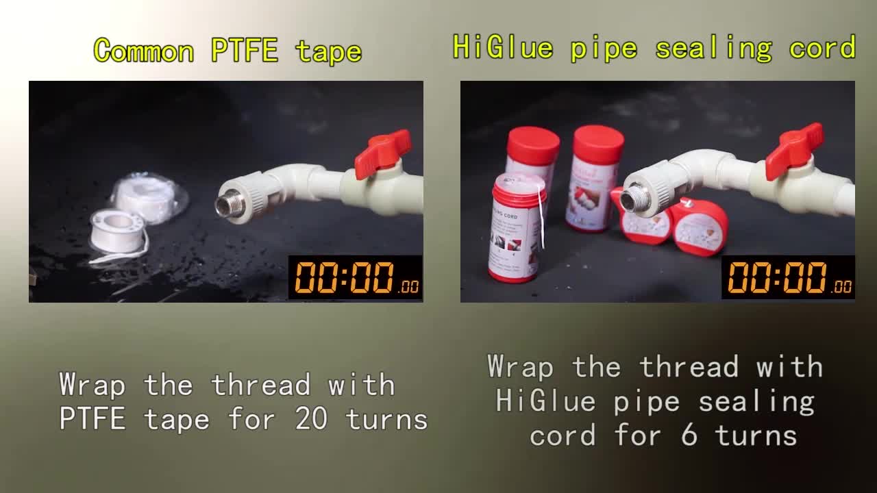 High Quality Thread Sealing Strip Sealant Pipe Line Ptfe Seal Cord Rope