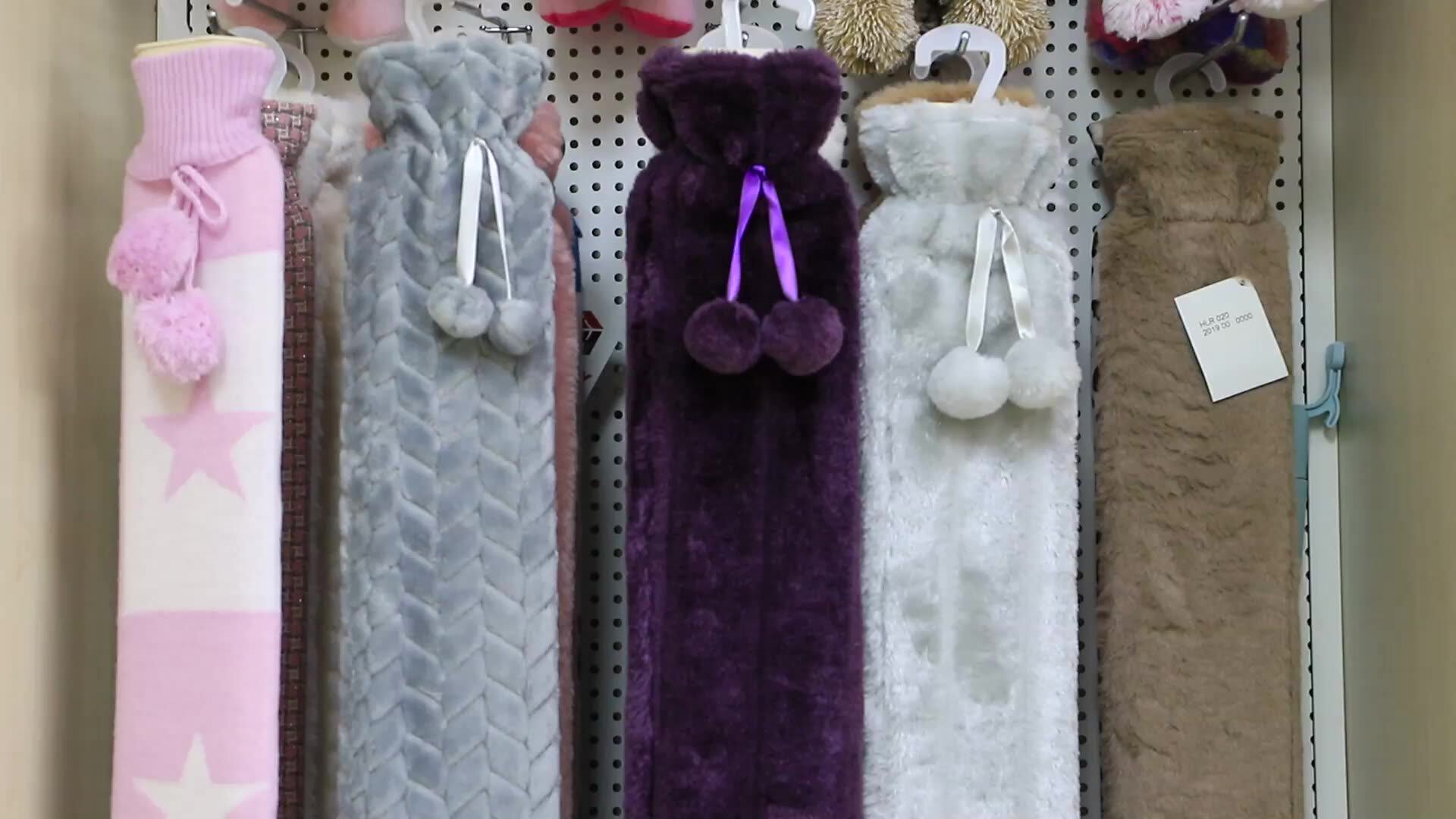 Plush Fleece Cover Giant 2l Rubber Bag Neck Hot Water Bottle Long Buy