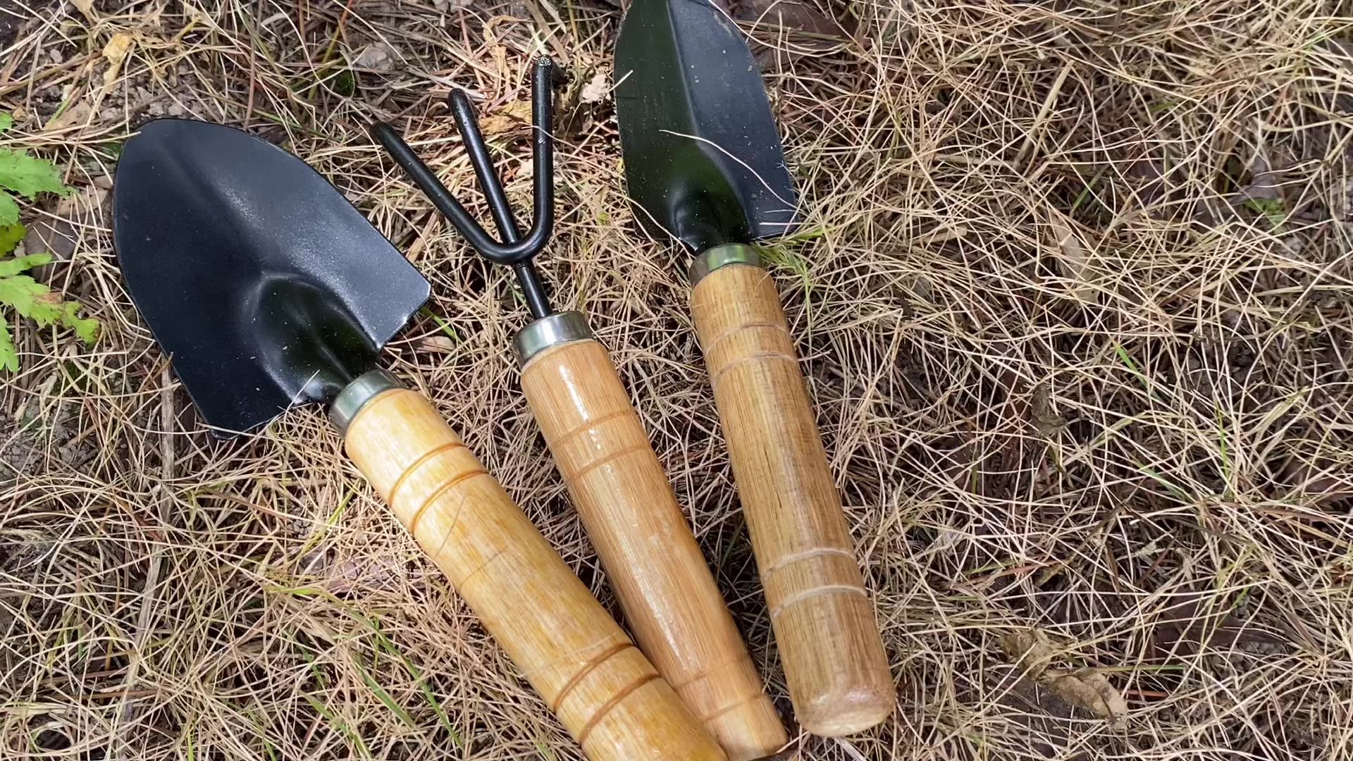 High Quality Garden Tool Shovels Wooden Shovel Mini Garden Hand Tools Wooden Garden Tool Kit Set